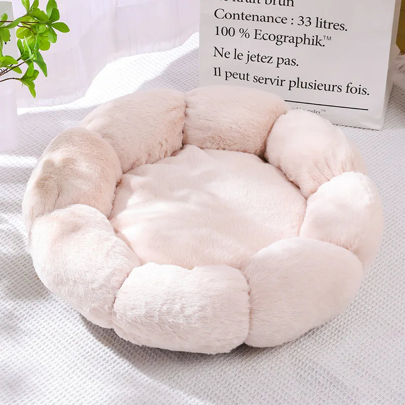 Flower Soft Cat Bed - FurryFinds