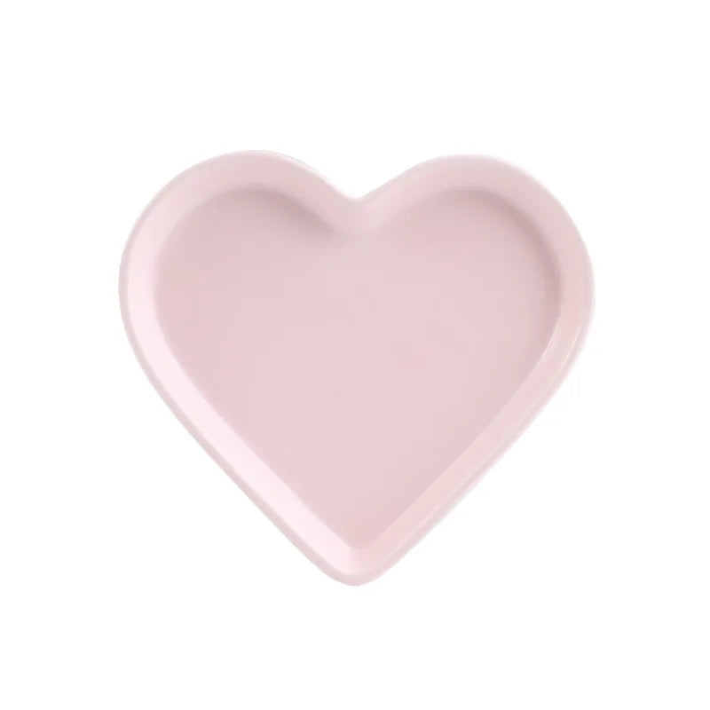 Heart Shaped Ceramic Plate