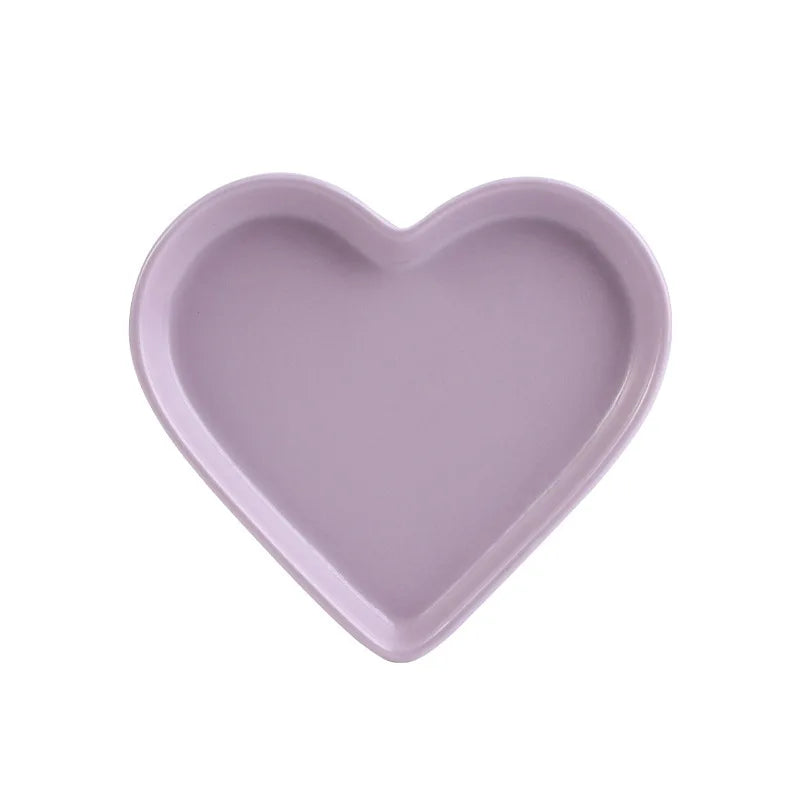 Heart Shaped Ceramic Plate