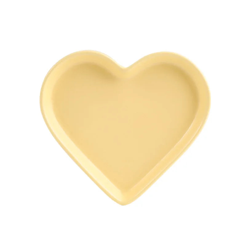 Heart Shaped Ceramic Plate