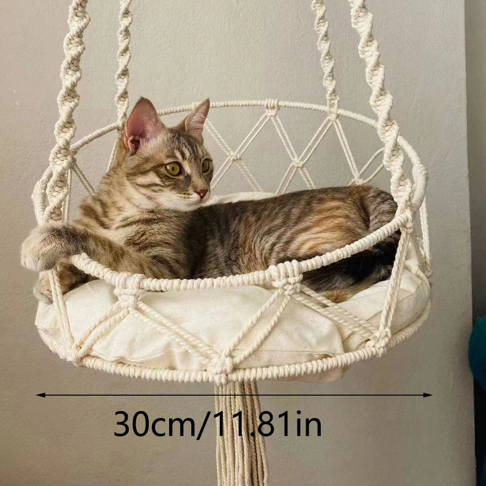 Boho Kitten Hammock - FurryFinds
