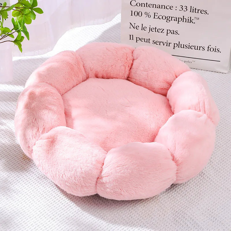 Flower Soft Cat Bed - FurryFinds