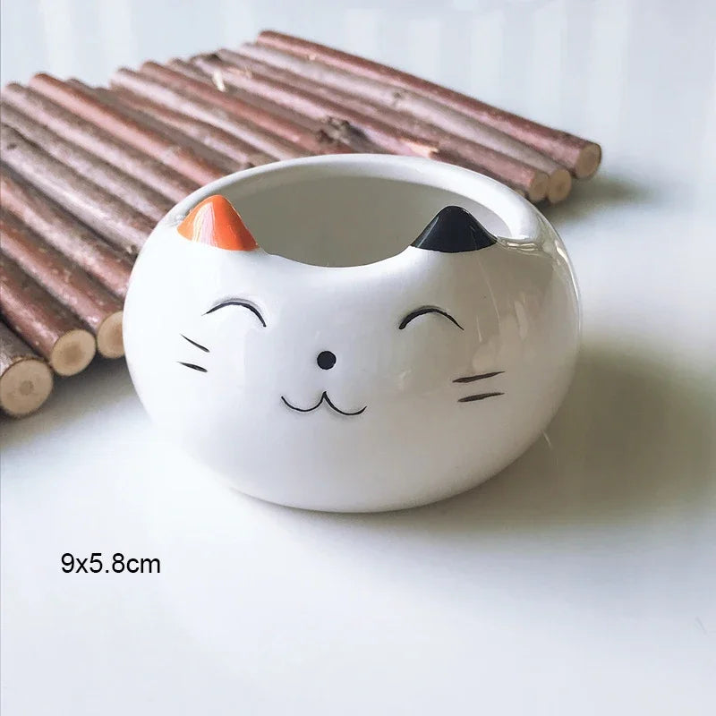 Hamster Ceramic Feeder Bowl