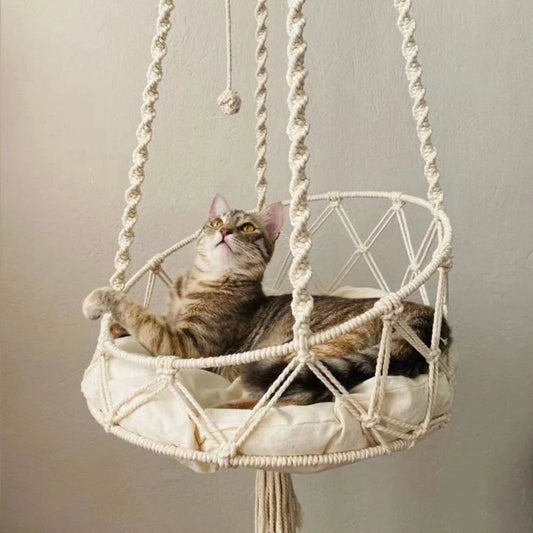 Cat Hammock Boho 