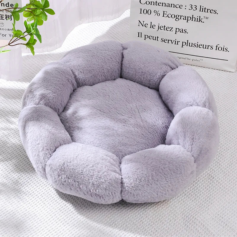 Flower Soft Cat Bed - FurryFinds